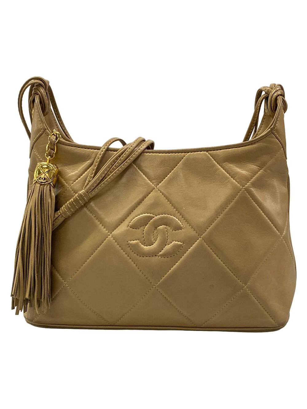 Chanel Matelasse Beige Lambskin #363384C22B